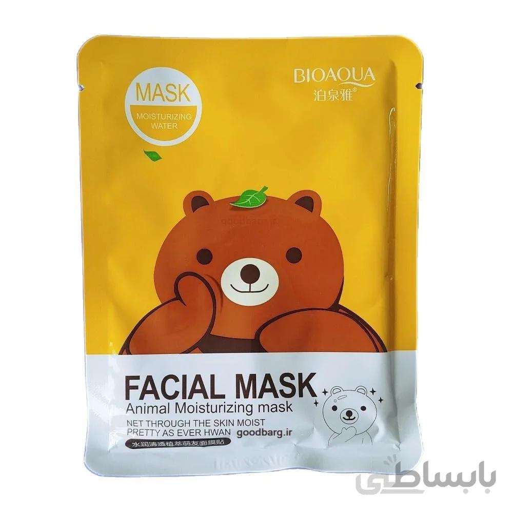 ماسک صورت چای سبز بایوآکوا Bioaqua Animal Moisturizing Mask 30g