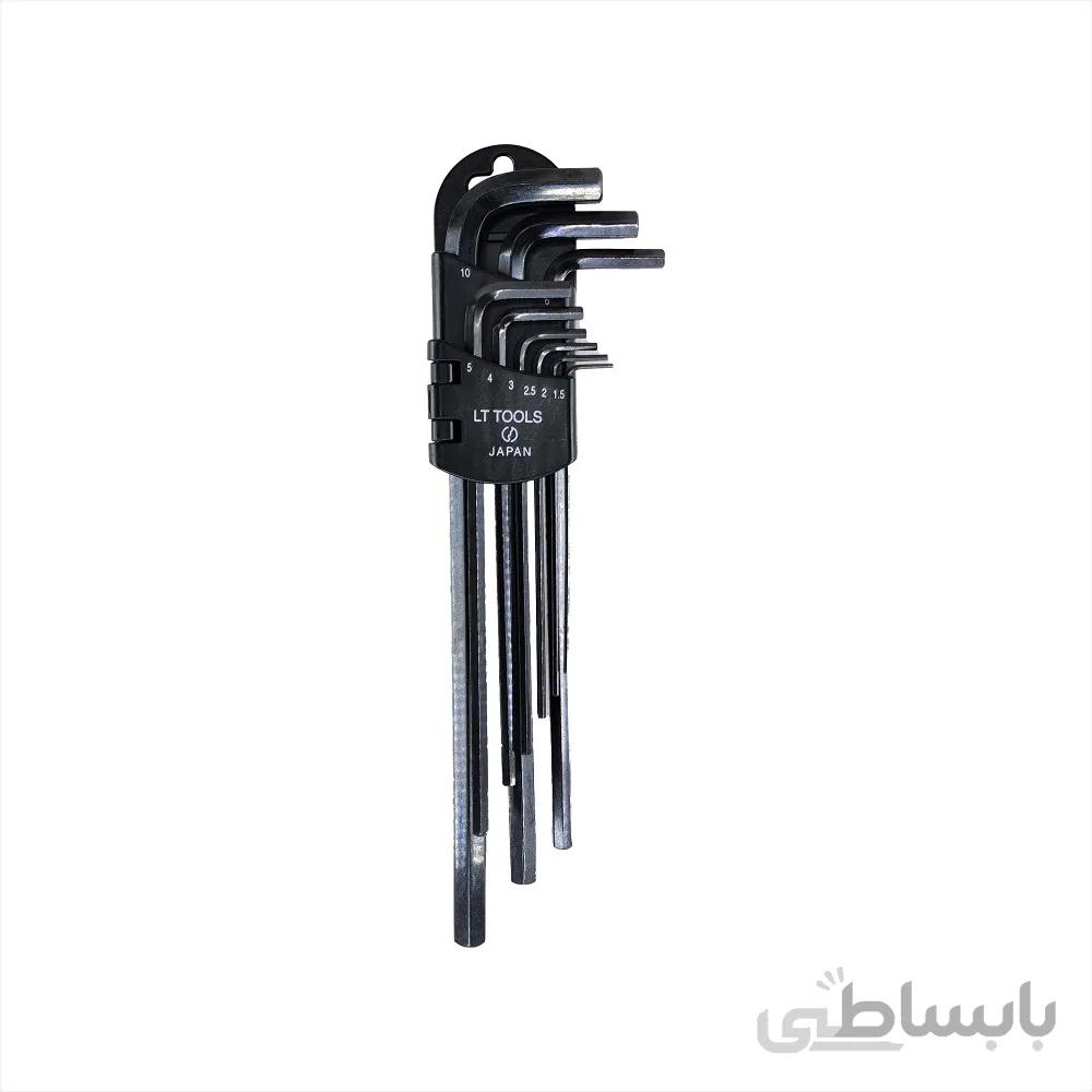 ست اچار الن بلند 9عددی ال تی مدلLT TOOLS