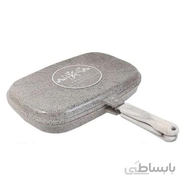 تابه رژیمی گرانیتی لایف اسمایل مدل FLCM2 36 ا LIFE SMILE FLCM2-36 Double Pan