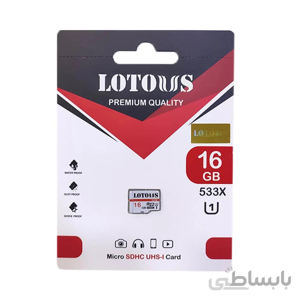 میکرو مموری LOTOUS مدل U1 533X ظرفیت 16G ا Memory Micro Lotous U1 533X 16G