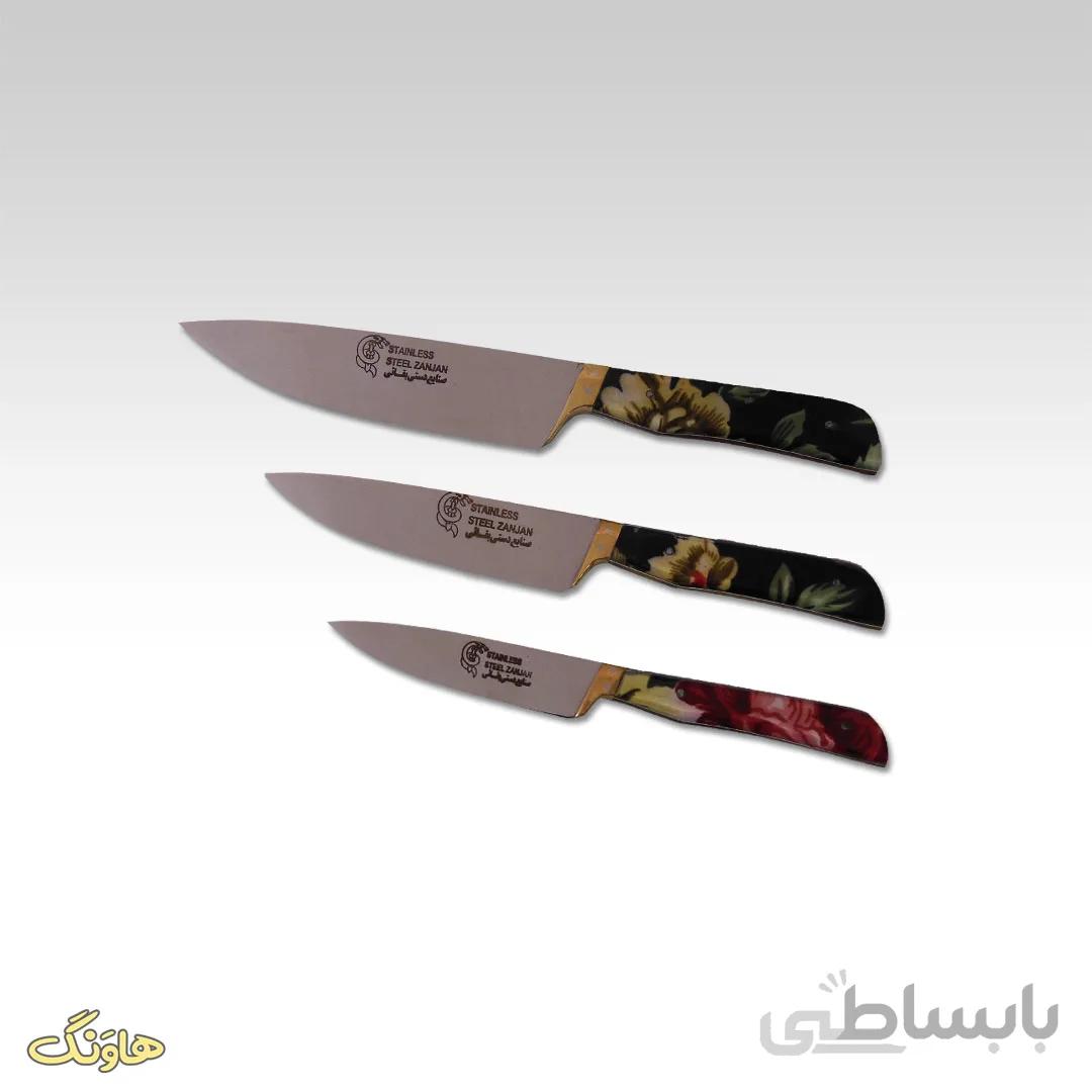 ست چاقو آشپزخانه بقائی Y008