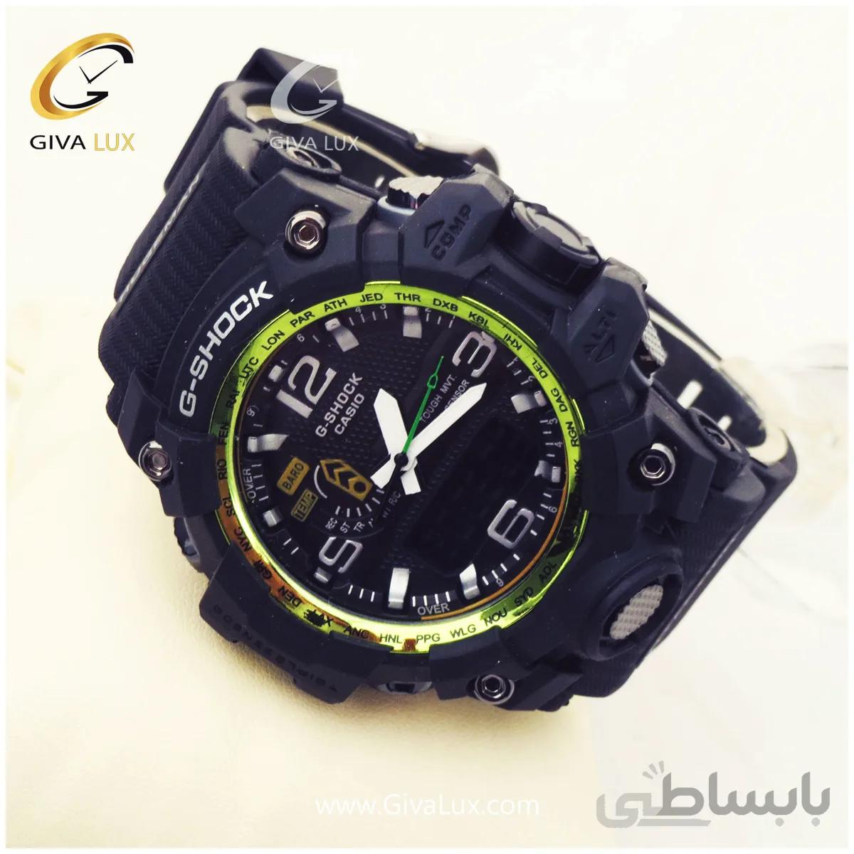 ساعت مچی اسپرت کاسیو جیشاک G-shock دو زمانه
