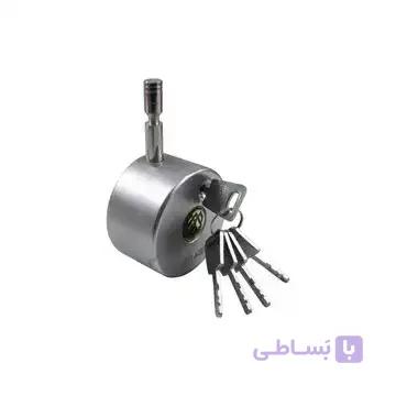 قفل پشت بسته گرد سه قاف سایز 80 اینچ