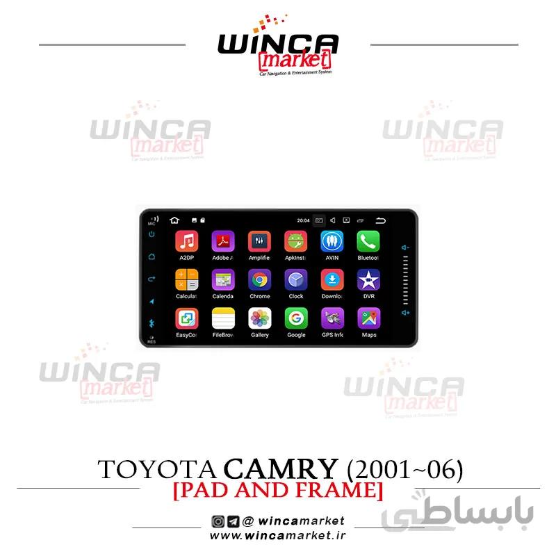 مانیتور اندروید فابریک تویوتا کمری (2001-2006) سری M100