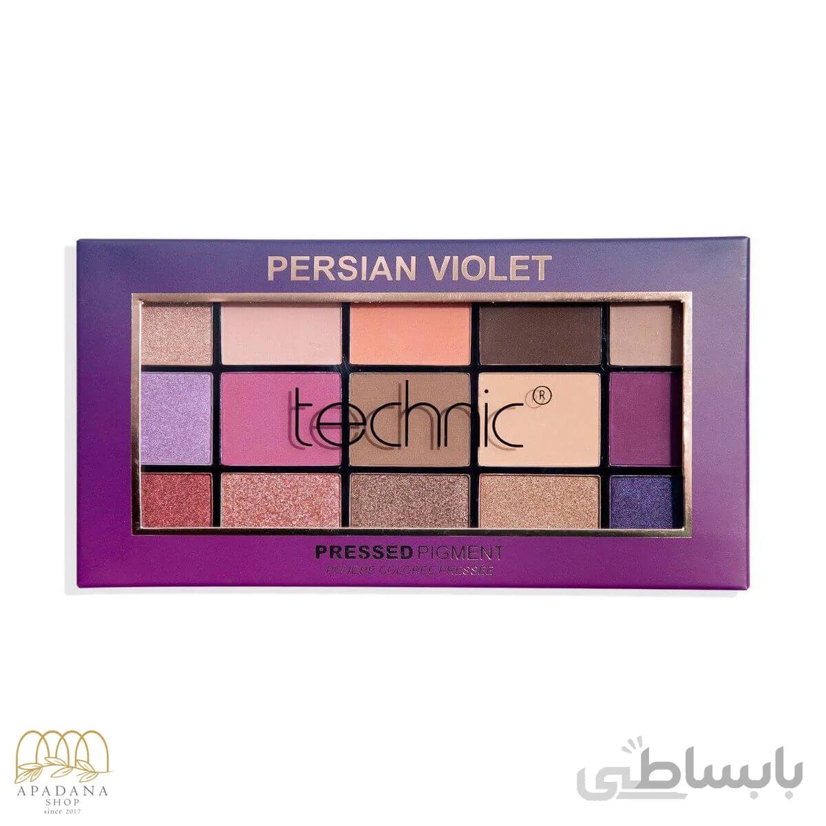 پالت سایه چشم 16 رنگ تکنیک مدل Persian Violet
