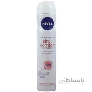 اسپری ضد تعریق زنانه نیوآ مدل Dry Comfort Plus حجم 200 میل ا NIVEA Dry Comfort Plus DEODORANT SPRAY 200ML