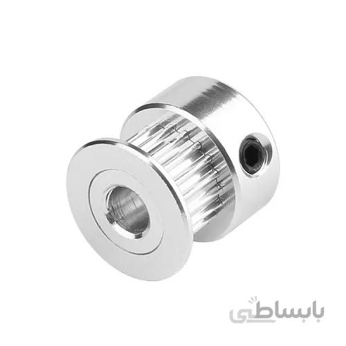 پولی 20 دندانه GT2-20 عرض 6 شفت 5 میلیمتر