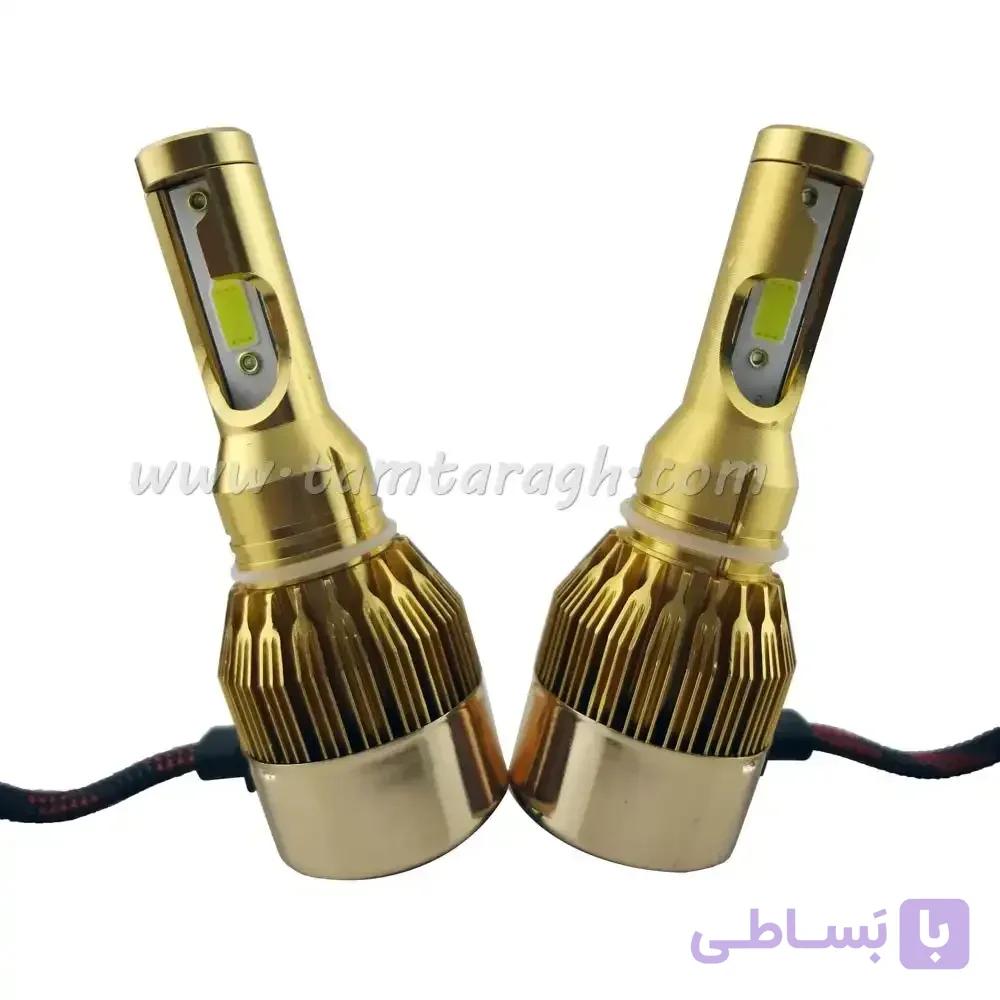 هدلایت d5 پایه h4، هدلایت پایه h4 دو رنگ دو کنتاکت