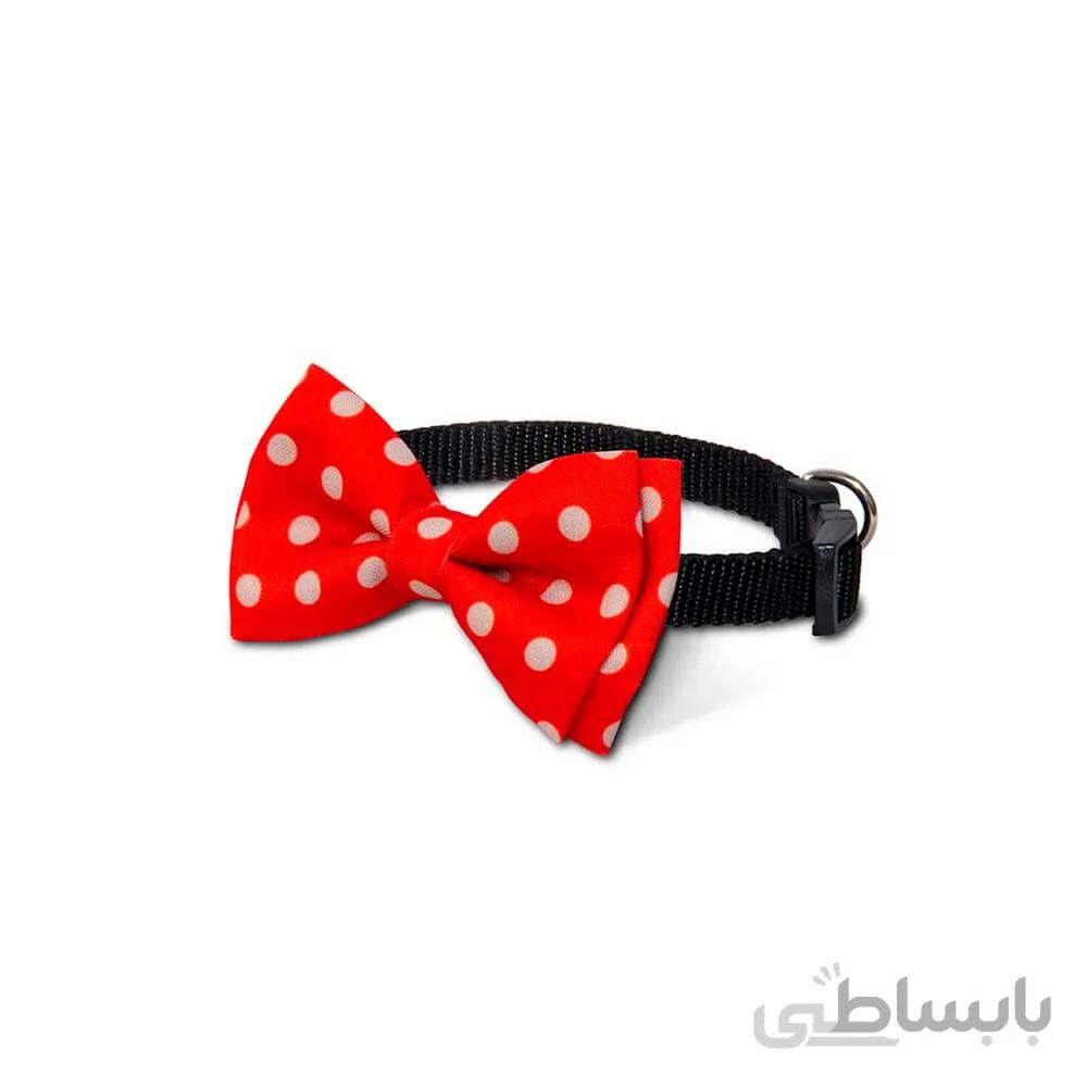 قلاده پاپیون گربه نیناپت مدل خالدار ا Ninapet Bow Tie For Cats Dot Model