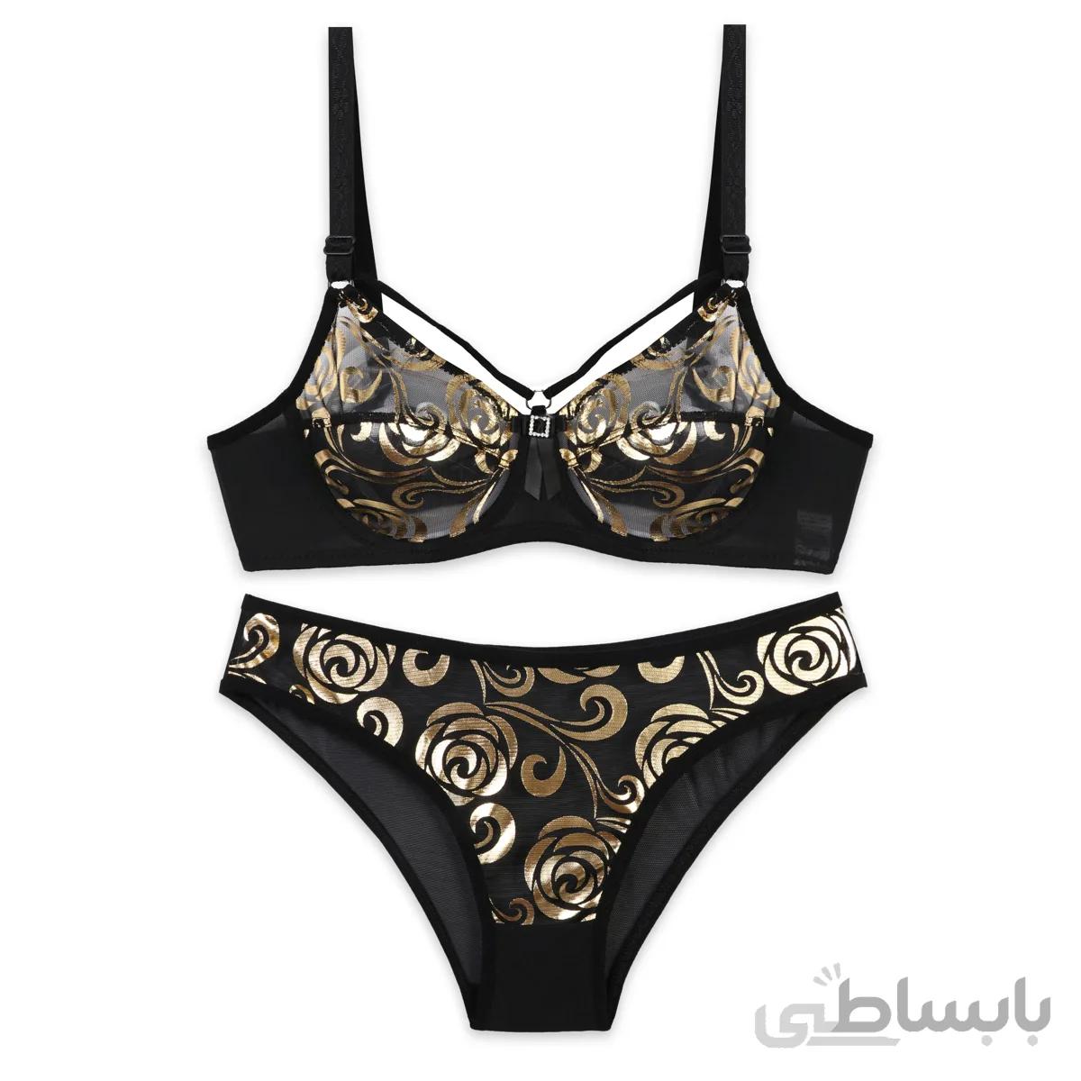 ست دلنشین کد 3002 تورگاز فنردار پک 4 عددی
