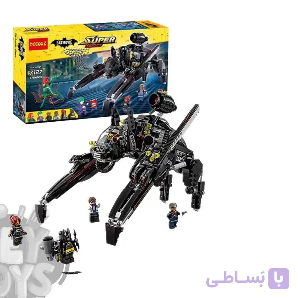 لگو سفینه بتمن و جوکر برند decool کد 7127
