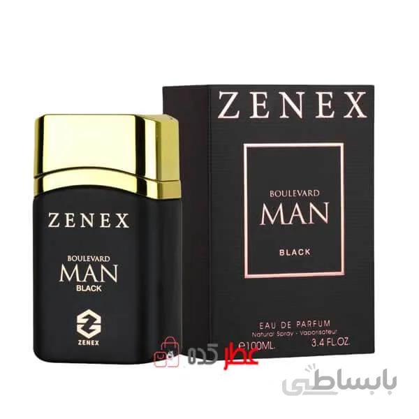 ادکلن مردانه زنیکس Zenex Boulevard Man Blacke حجم 100 میل "بولگاری من این بلک"
