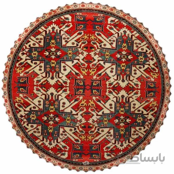 رومیزی مخمل گرد فرش ترنج