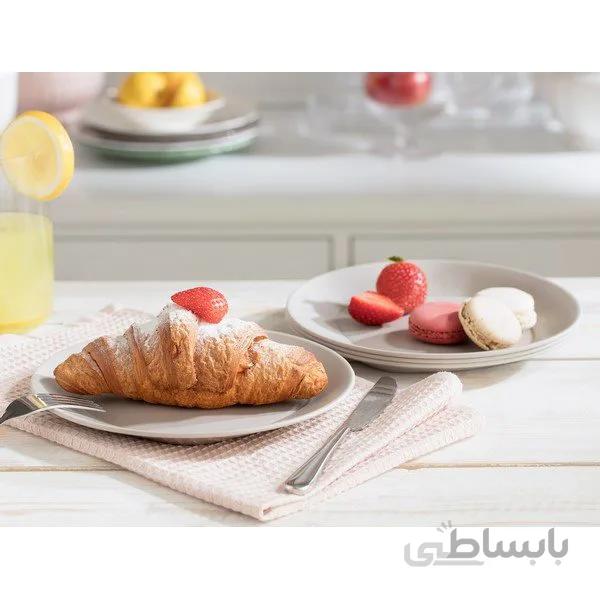 پیش دستی پلاستیکی 4 عددی مدل Darel Soft Bej مادام کوکو
