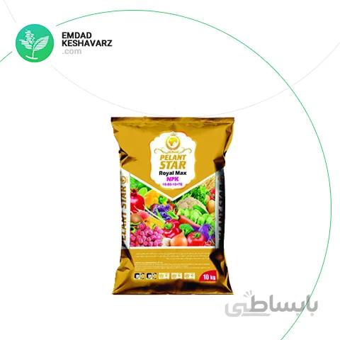 کود رویال مکس NPK 10-50-10+TE کیسه ده کیلویی پلنت استار
