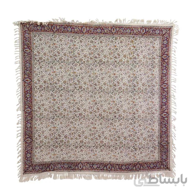 سفره قلمکار مربعی سنتی سایز 120*120 سانتی متر کد s31