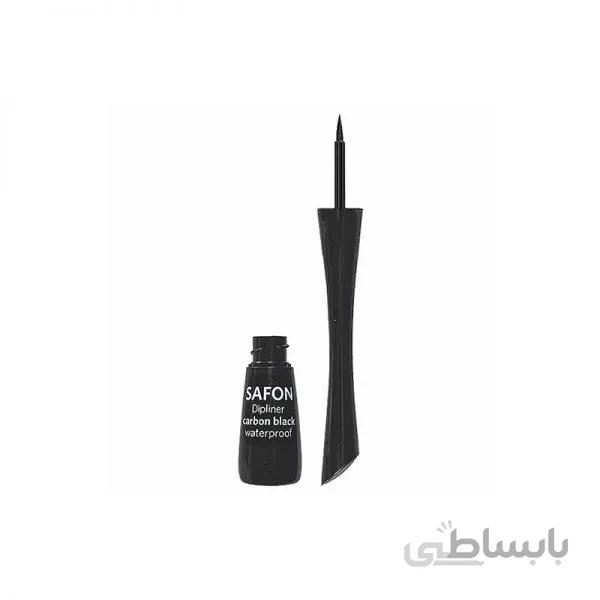 خط چشم ماژیکی سافون ا safon carbon black eyeliner