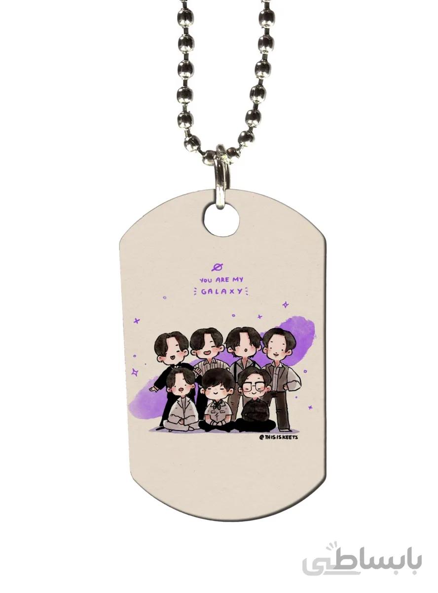 گردنبند طرح bts 19