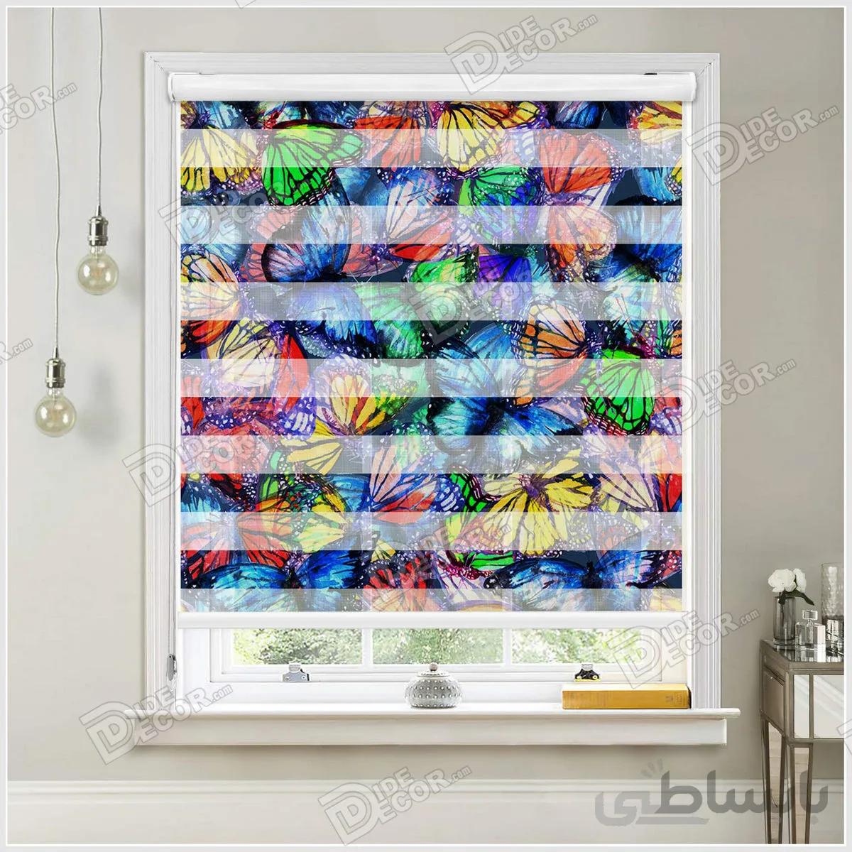 پرده زبرا طرح نقاشی کد ZSP-42