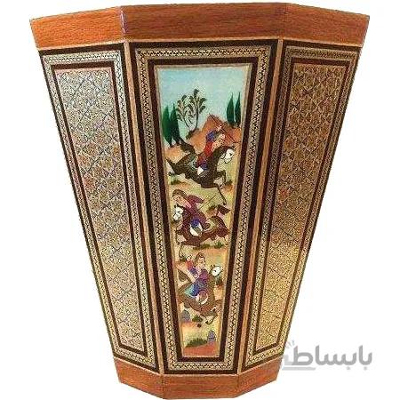 سطل خاتم کاری ارتفاع 22 سانتی متر کدLN-74