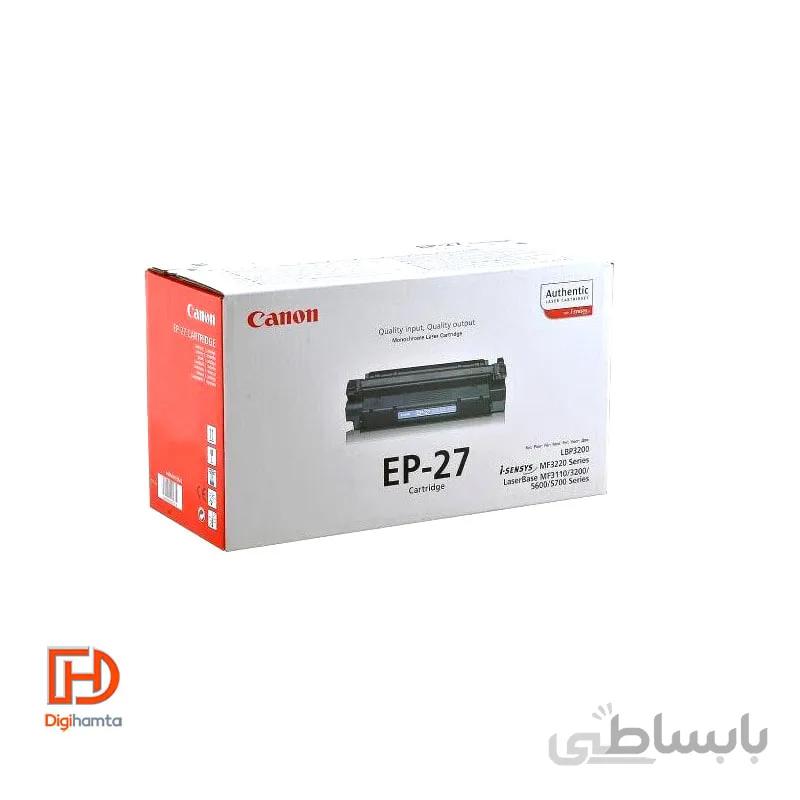 کارتریج تونر لیزری مشکی کانن مدل EP27