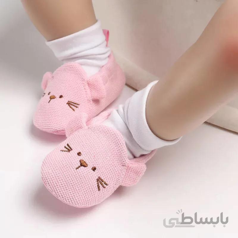 پاپوش موشی کنفی صورتی