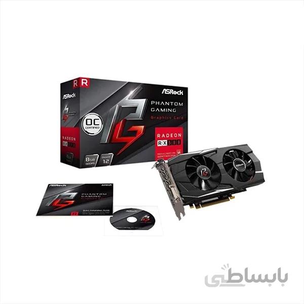 کارت گرافیک ازراک مدل Asrock AMD Phantom Gaming Radeon RX580 8G