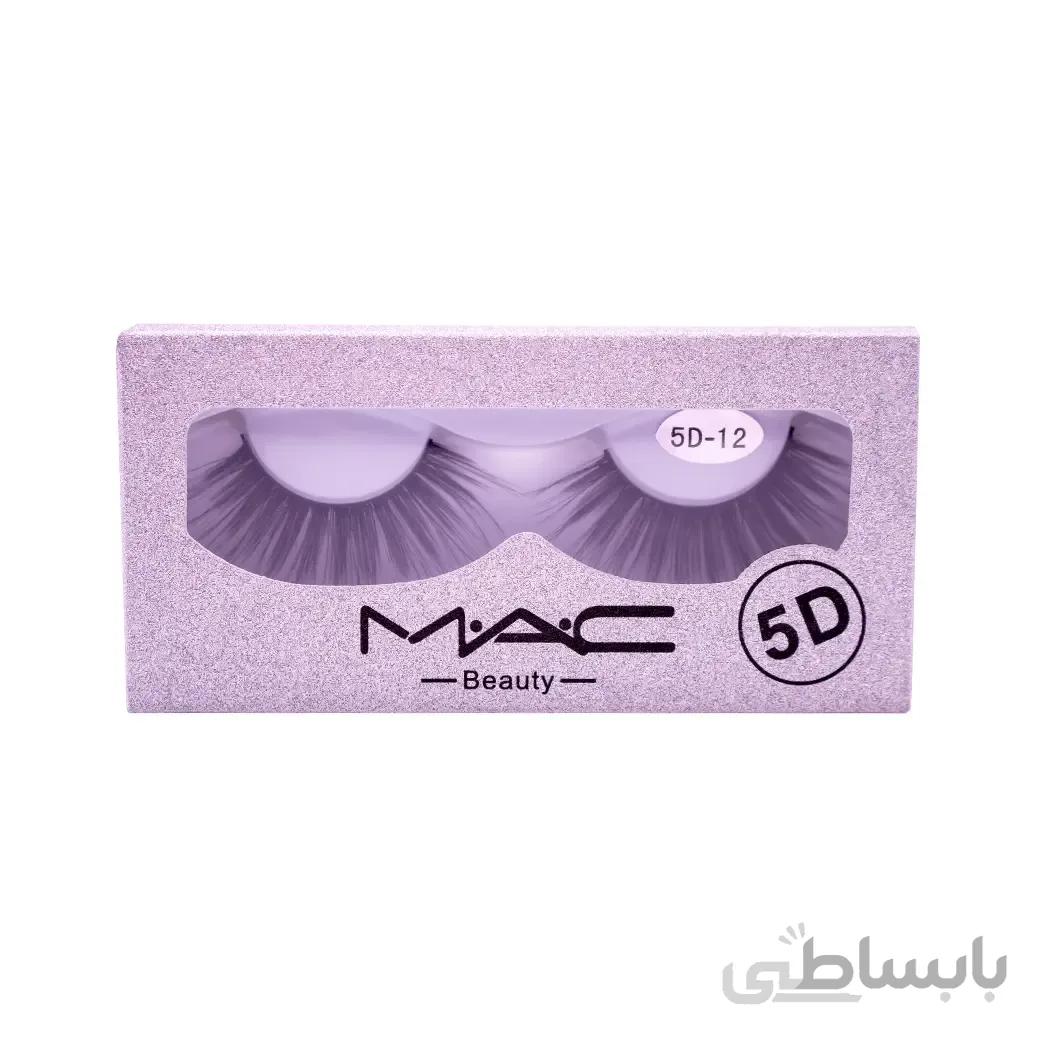 مژه مصنوعی مک مدل 5D شماره 12 ا MAC EYELASHES 5D No12