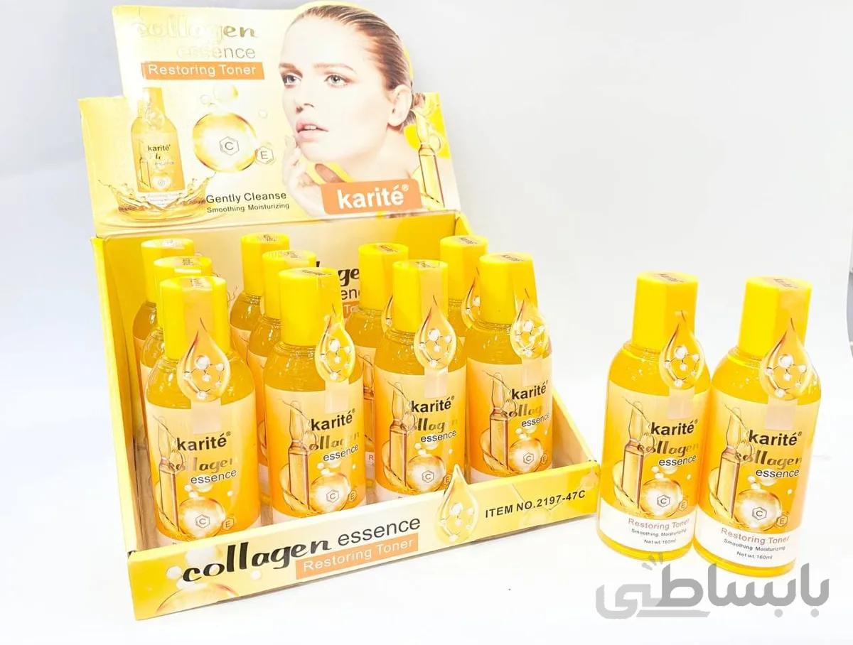 تونر کلاژن اسنس کاریت karite ا collagen essence restoring toner karite
