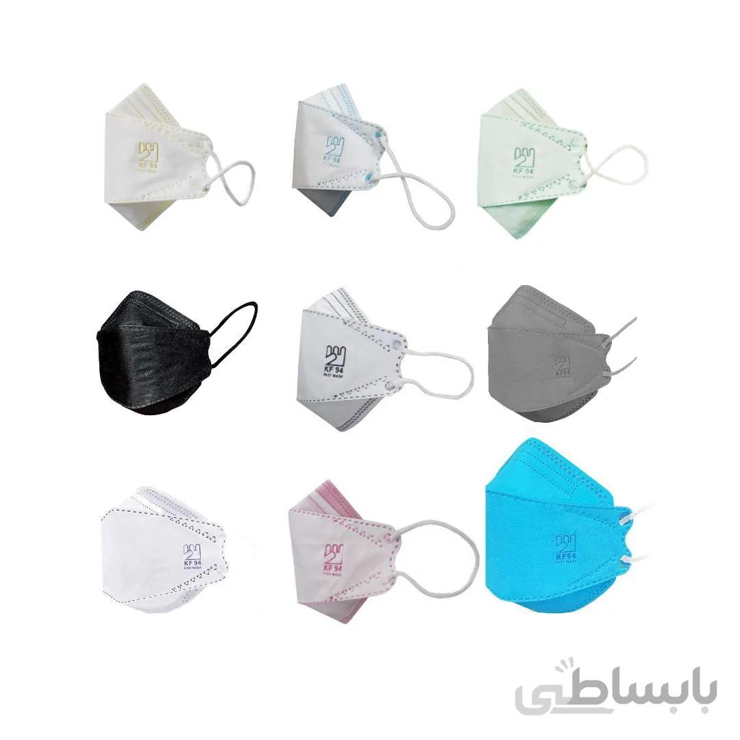 ماسک سه بعدی نانو 6 لایه فستkf94 جعبه 25عددی