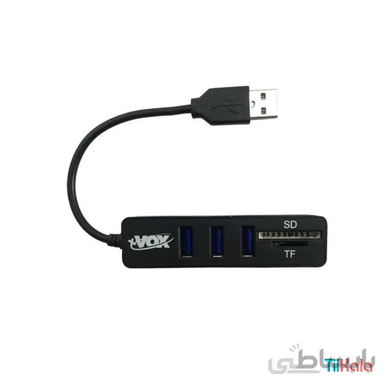 هاب 3پورت USB 2.0 ایکس ووکس مدل X810