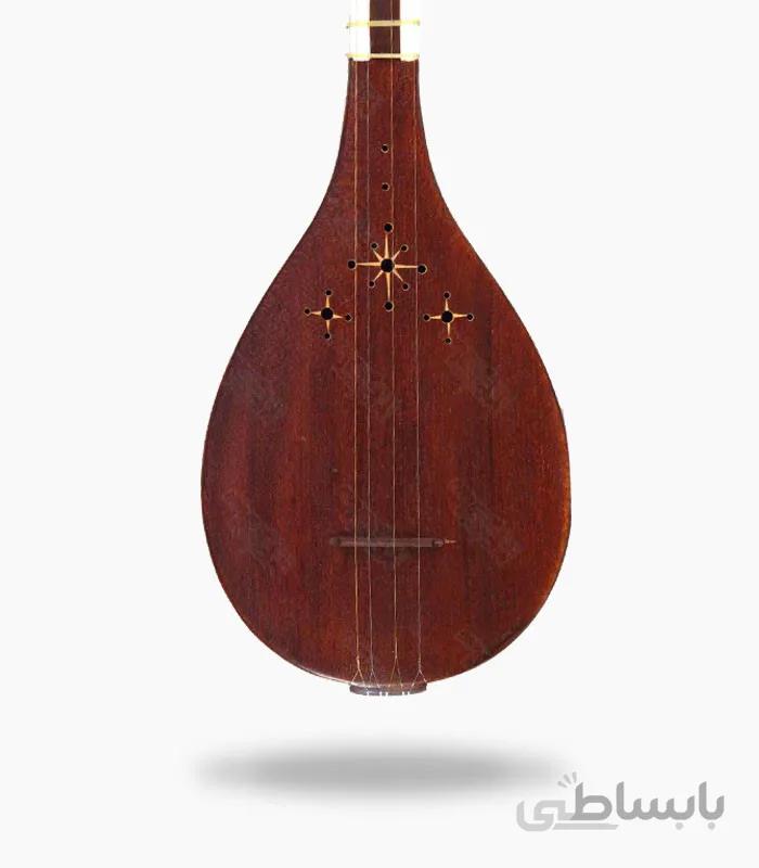 سه تار صادق عظیمی کاسه معرق دسته استخوانی پنجه قنبری