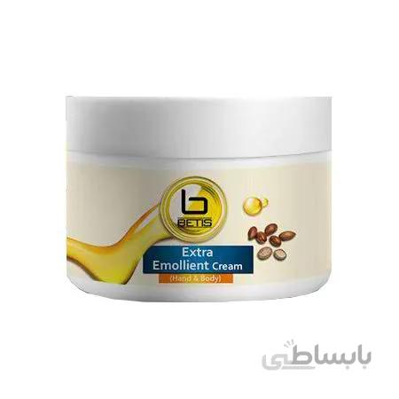 کرم دست و بدن اکسترا امولینت بتیس مناسب پوست خشک و خیلی خشک 200میل ا betis extra emollient 200ml