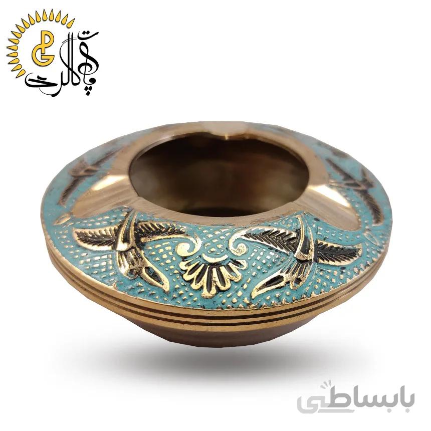 زیرسیگاری برنجی هندی کد 0952