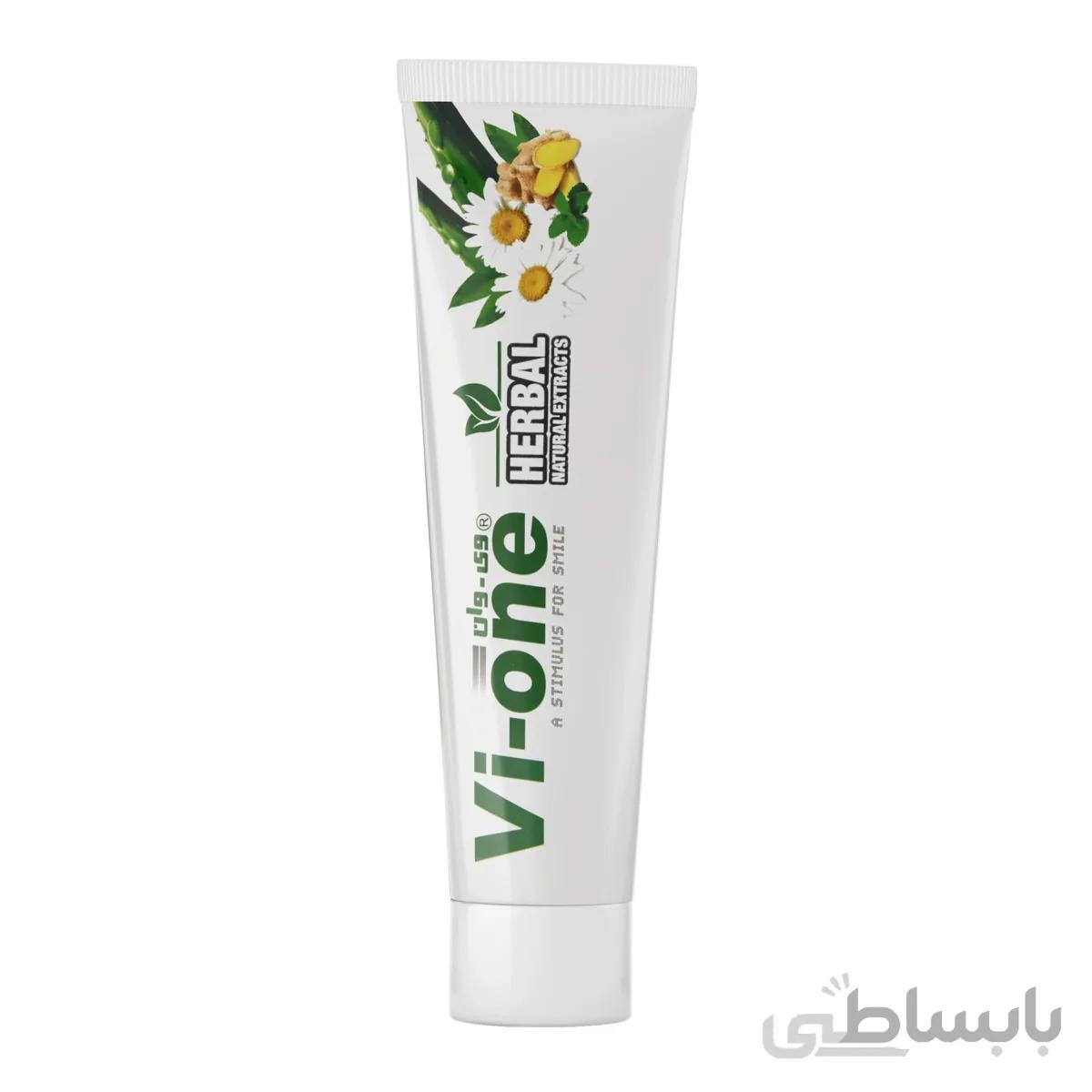 خمیر دندان گیاهی وی وان 130 میل ا Vi-one Herbal Toothpaste 130ml