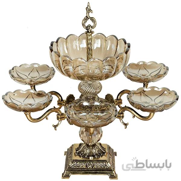 هفت سین چشمه نور مدل C2199/6+1-B برنزی