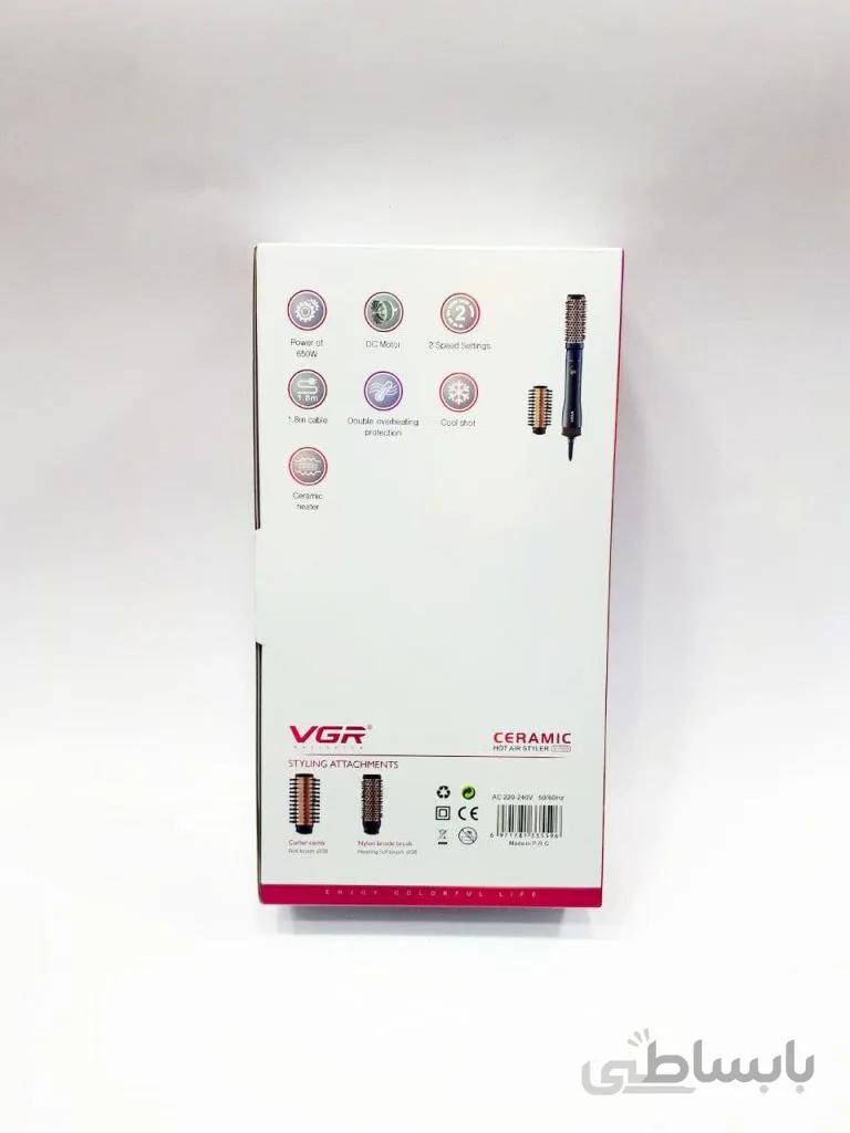 سشوار برس دار حالت دهنده وی جی ار مدل VGR V-559