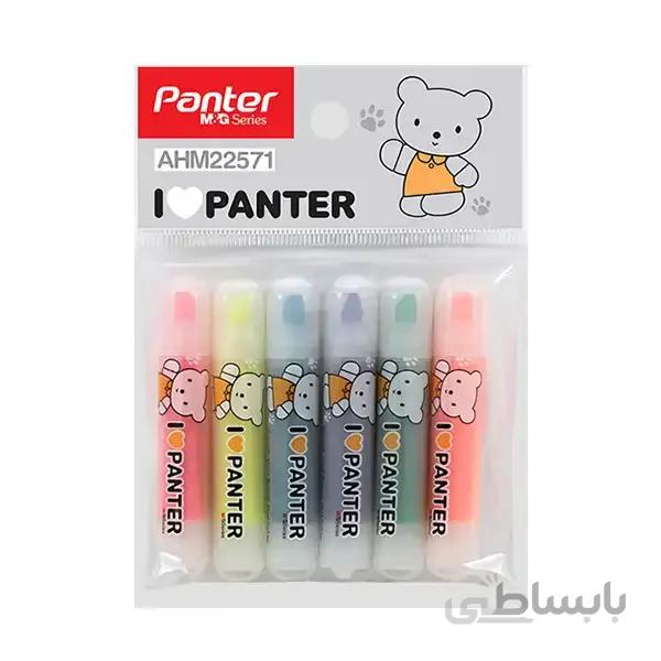 پک ماژیک هایلایتر معطر ۶ تایی پنتر (Panter)