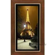 تابلو نقاشی چوبی لوتوس مدل باغ تروکادرو کد FWB-100x60-L3