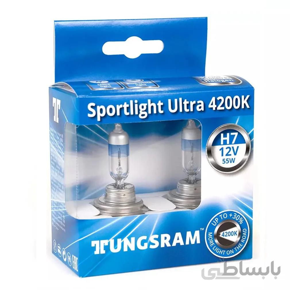 لامپ خودرو پایه H7 مدل اسپورت لایت اولترا تانگسرام – TUNGSRAM