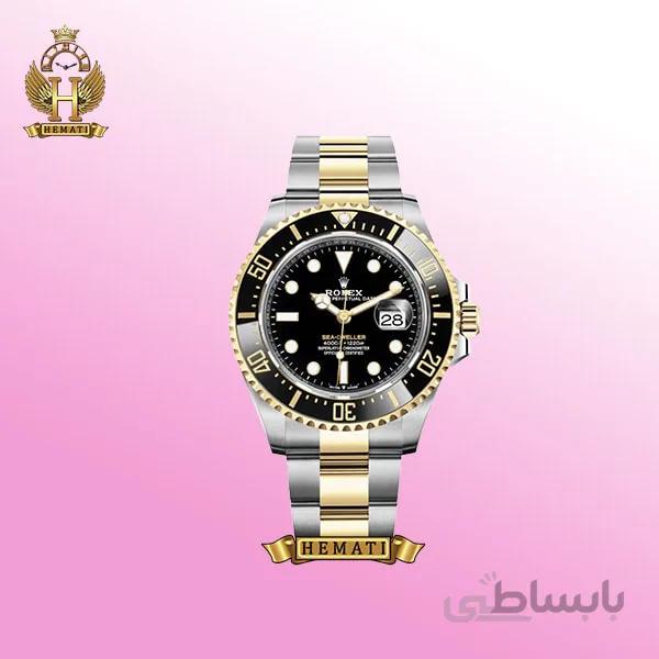 ساعت مردانه رولکس ساب مارینر Rolex submariner rosb101 نقره ای_رزگلد