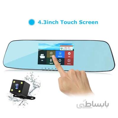 آینه مانیتور دار خودرو صفحه لمسی S10