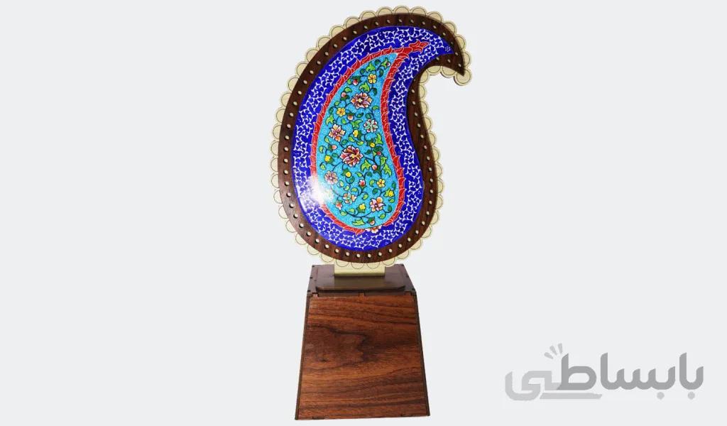 تندیس طرح ترمه مینای پرداز
