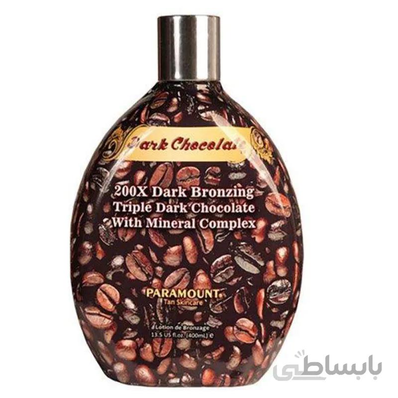 لوسیون سولاریوم پارامونت مدل Dark Chocolate حجم 400 میل ا EdHardy Dark Chocolate Solarium Lotion 400 ml