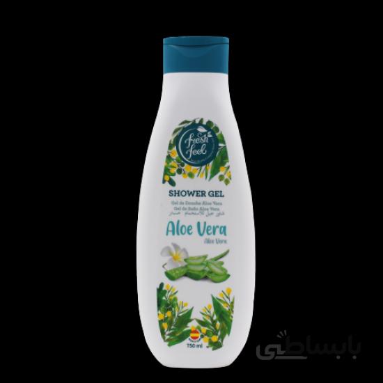 شامپو بدن Fresh Feel اسپانیا حاوی عصاره آلوئه ورا حجم 750 میل