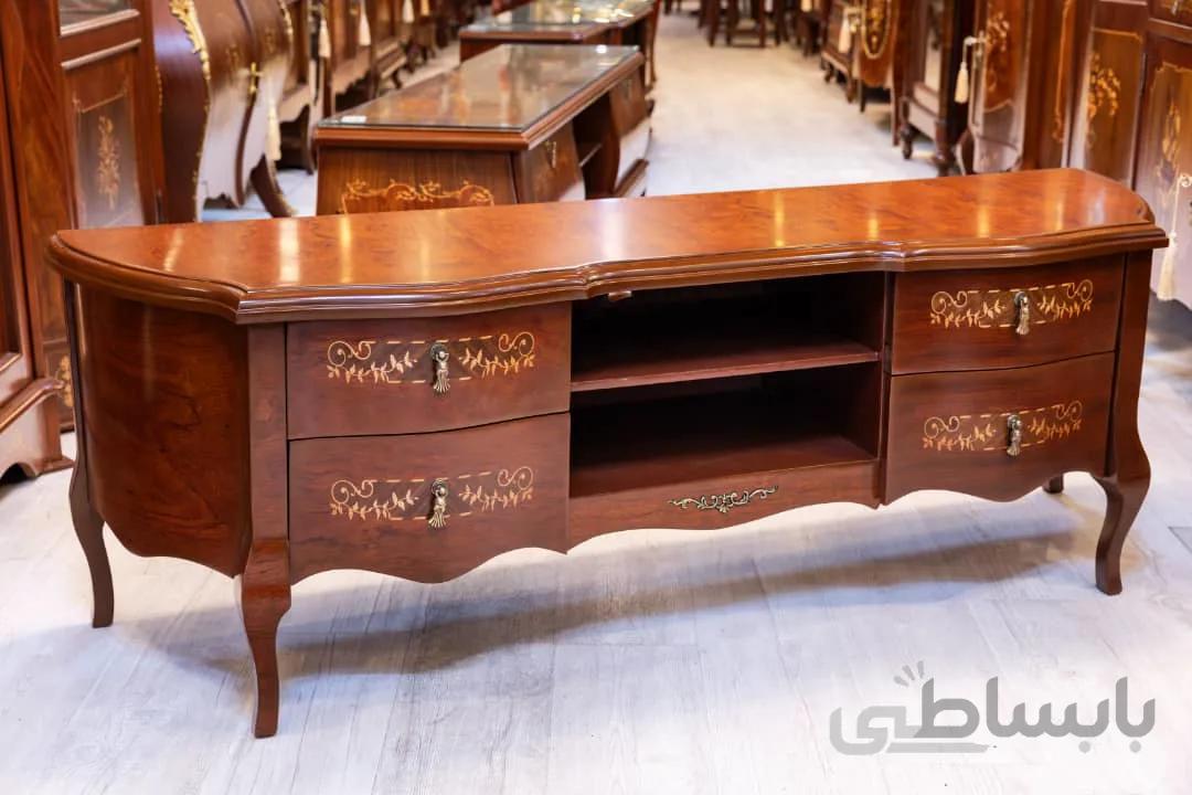 میز تلویزیون چوبی مدل پرنس کد ۱۰۱۷۸۲