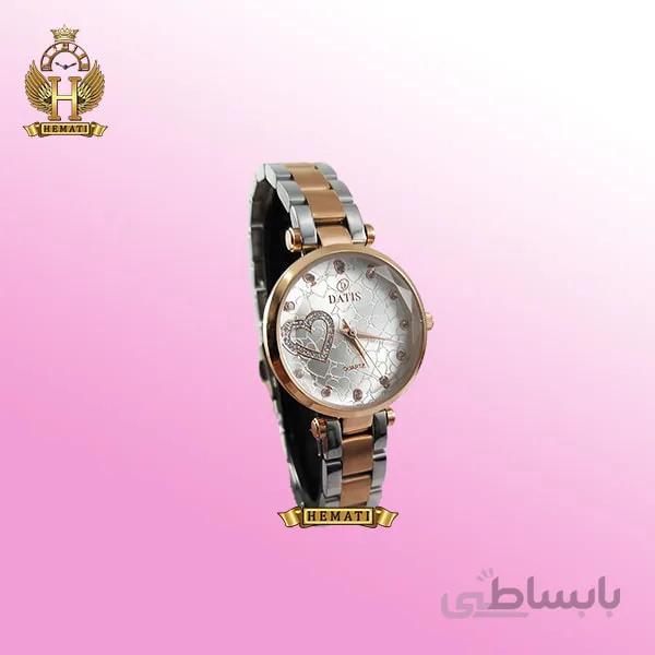 ساعت زنانه داتیس مدل Datis D8463L نقره ای-رزگلد