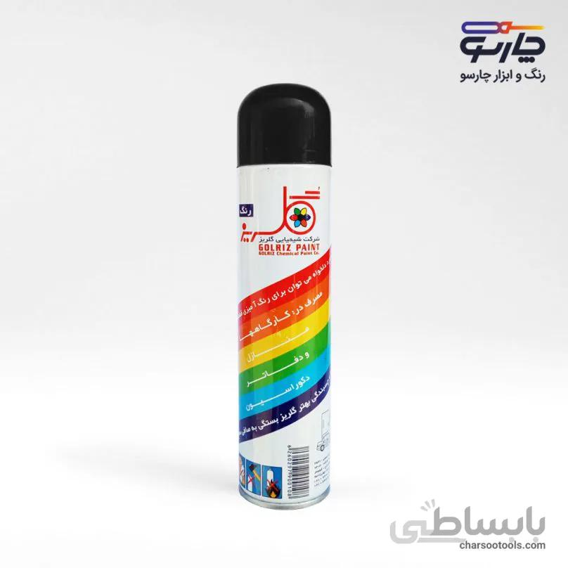اسپری رنگ مشکی براق گلریز