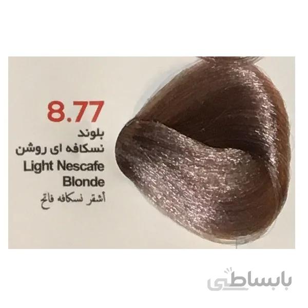 رنگ مو ویانا Viana بلوند نسکافه ای روشن شماره 8/77 نسکافه ای حجم 100 میل
