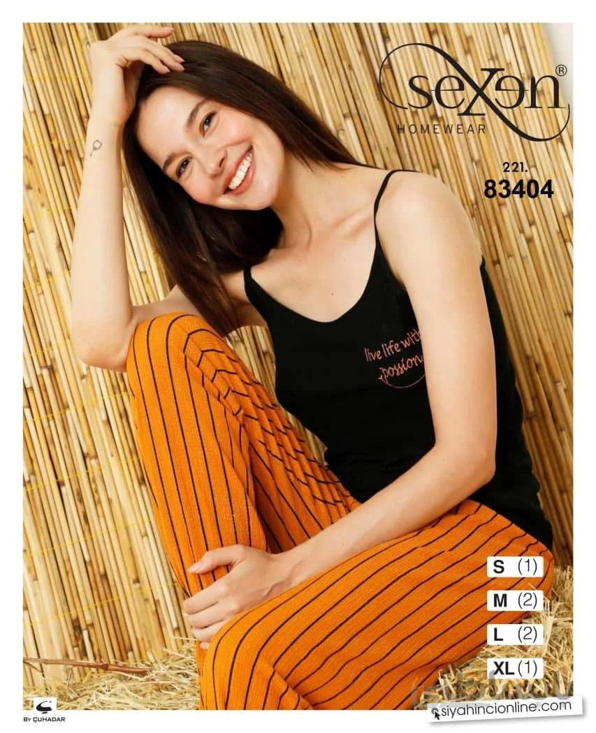 ست تاپ و شلوار راحتی زنانه 83404 ترک | سکسن | Sexen